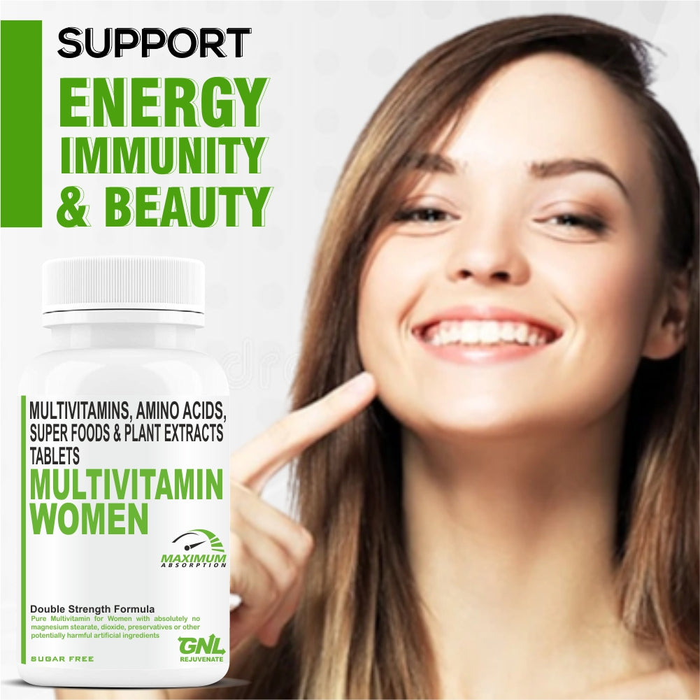GNL Multivitamins for Women: Essential Nutrients for Total Wellness