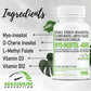 GNL PCOS Supplements For Women With 40:1 Ratio Myo-Inositol, D-Chiro-Inositol 60 Sugar-Free Capsule