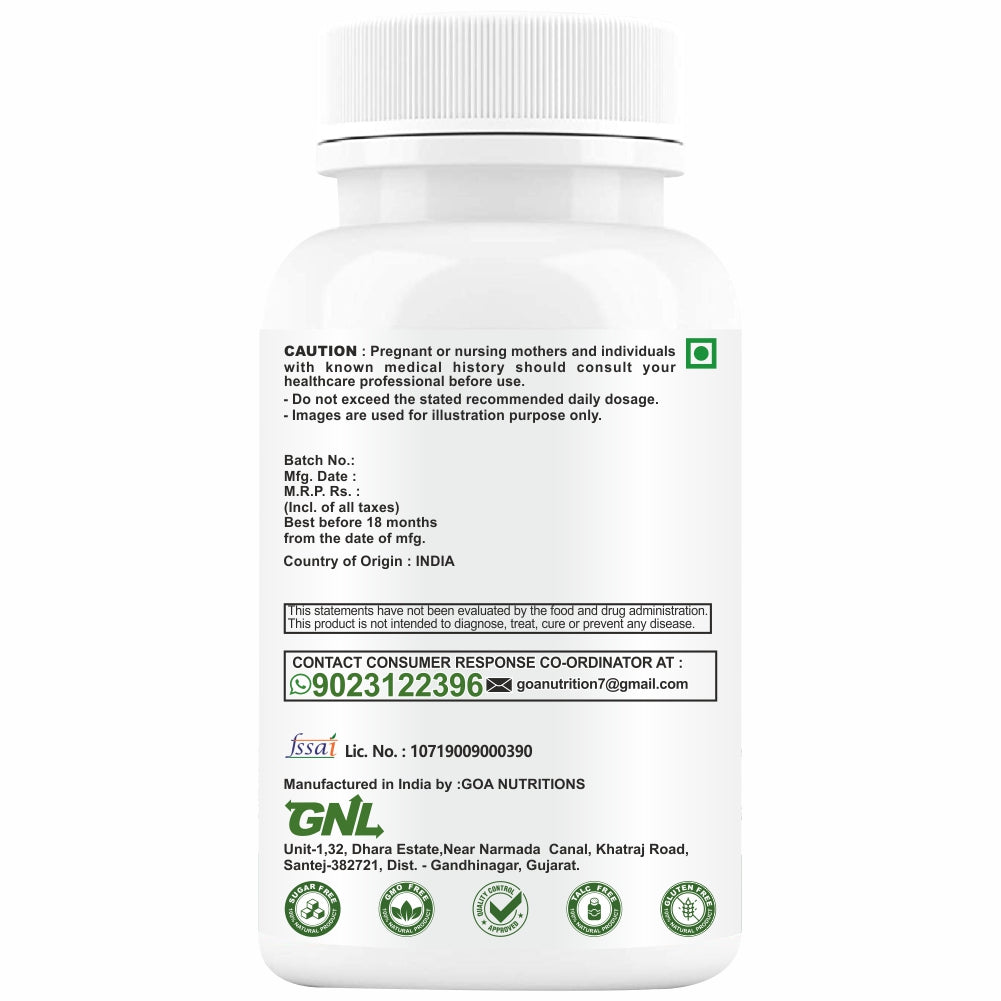 GNL Vitamin B12 Supplements For Women With Absorption Enhancers -30 Tablets