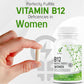 GNL Vitamin B12 Supplements For Women With Absorption Enhancers -30 Tablets