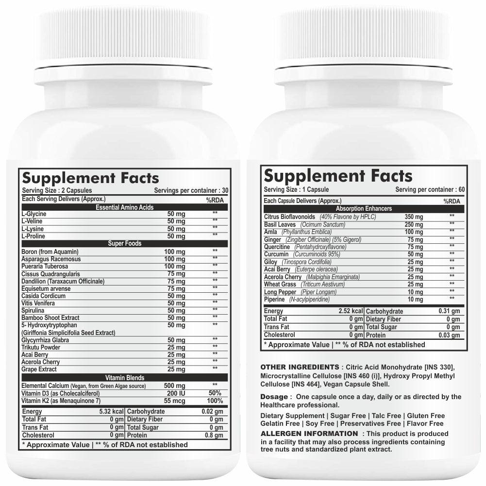 GNL Height Increase Medicine For Girls, With Growth Support Supplements To Promote Strong Bones, And High Muscle Mass -60 Capsules - Image #2